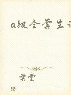 a级全套生活片
