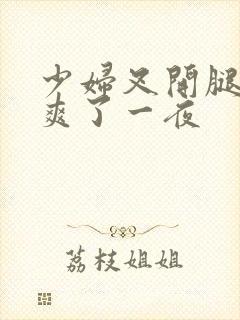 少妇叉开腿让我爽了一夜