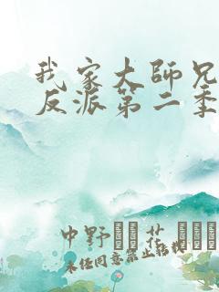 我家大师兄是个反派第二季动漫