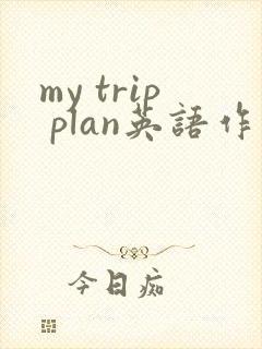 my trip plan英语作文带翻译