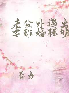 老公外遇出轨了要离婚聪明的妻子该怎么做