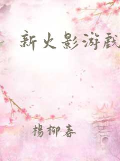 新火影游戏