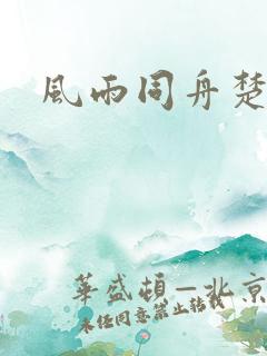 风雨同舟楚秋
