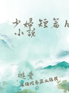 少妇 短篇 h 小说