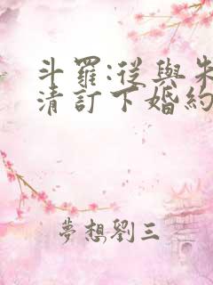 斗罗:从与朱竹清订下婚约开始 小说