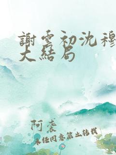 谢云初沈穆小说大结局