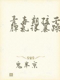 青春期孩子叛逆脾气很暴躁