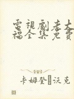 电视剧老大的幸福全集免费观看