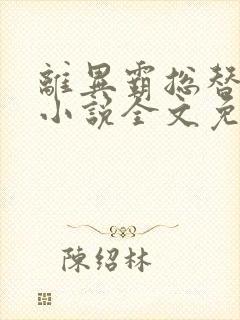 离异霸总替身爱小说全文免费阅读