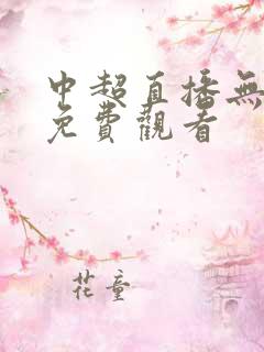 中超直播无插件免费观看