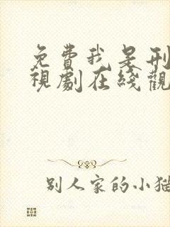 免费我是刑警电视剧在线观看