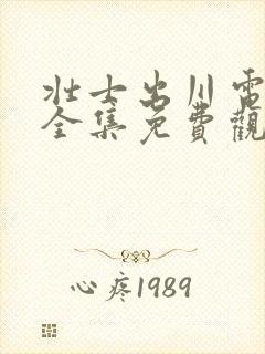 壮士出川电视剧全集免费观看高清版