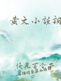 黄文小说调教