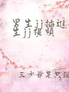 男生jj插进女生jj视频