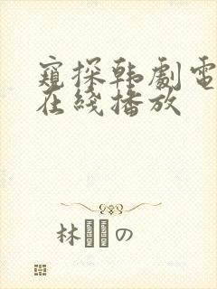 窥探韩剧电视剧在线播放