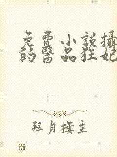 免费小说摄政王的医品狂妃