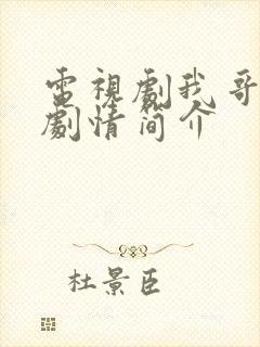 电视剧我哥我嫂剧情简介
