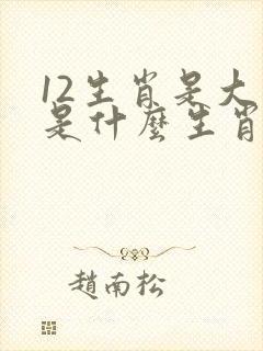 12生肖是大哥是什么生肖