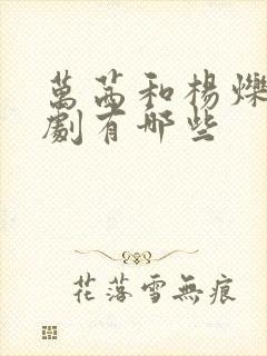 万茜和杨烁电视剧有哪些