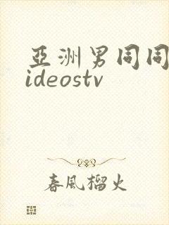 亚洲男同同性videostv
