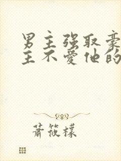 男主强取豪夺女主不爱他的小说