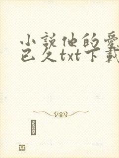 小说他的爱蓄谋已久txt下载