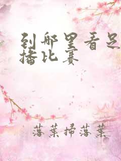 到哪里看足球直播比赛