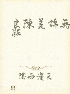 良陈美锦无删减版