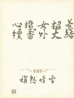 心机女招惹我后续番外大结局