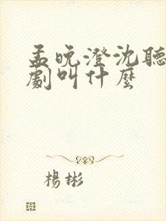 孟晚澄沈听澜短剧叫什么