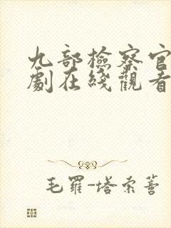 九部检察官电视剧在线观看免费高清