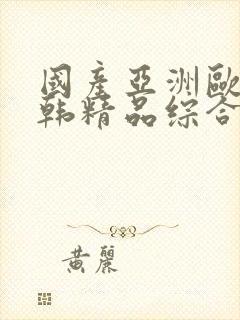 国产亚洲欧美日韩精品综合在线