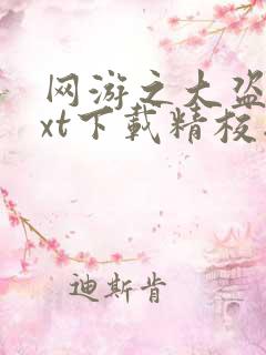 网游之大盗贼txt下载精校版