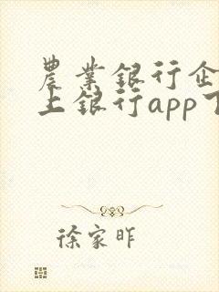 农业银行企业掌上银行app下载