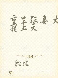 重生狂妻 大佬宠上天