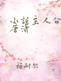 小说主人公王东唐潇