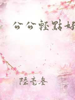 公公轻点好大