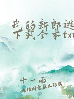 我的新郎逃婚了下载全本txt