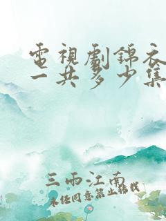 电视剧锦衣之下一共多少集
