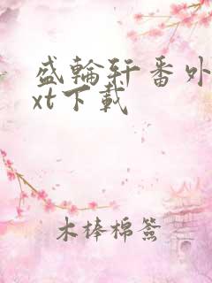 盛轮轩番外篇txt下载