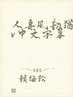 人妻风韵犹存av中文字幕