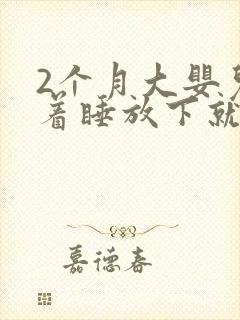 2个月大婴儿抱着睡放下就醒