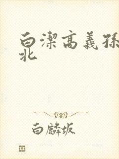白洁高义孙倩小北