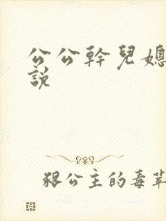 公公干儿媳的小说