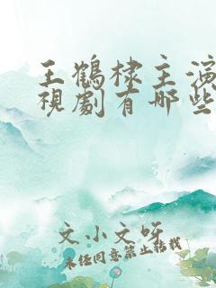 王鹤棣主演的电视剧有哪些