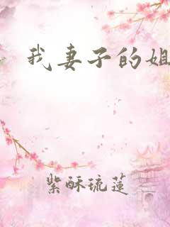 我妻子的姐姐.