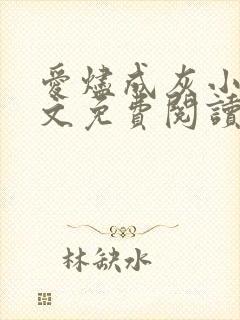 爱烬成灰小说全文免费阅读最新章节列表