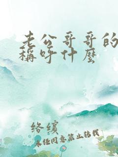 老公哥哥的女儿称呼什么