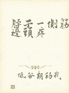 脖子一侧筋疼半边头疼