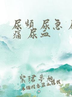 尿频 尿急 尿痛 尿血